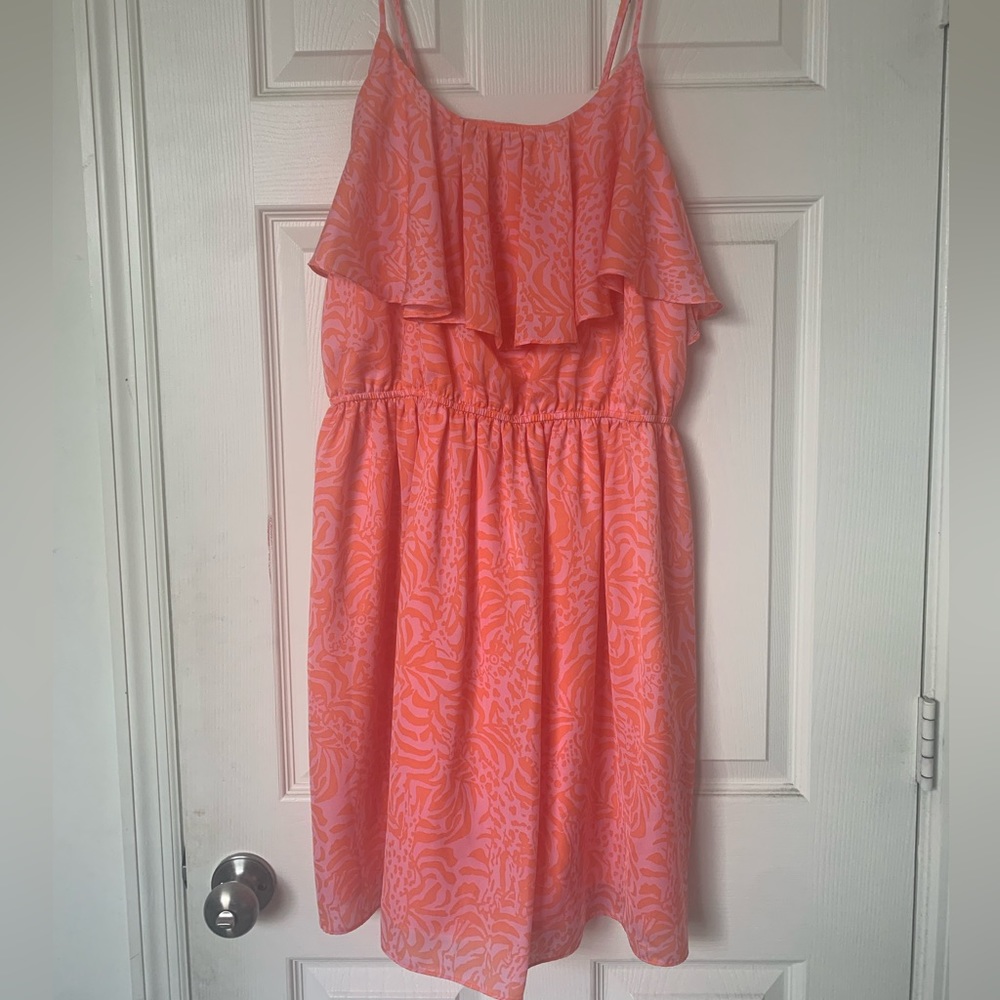 NWOT Lilly Pulitzer for Target  pink and coral sun dress Size XL